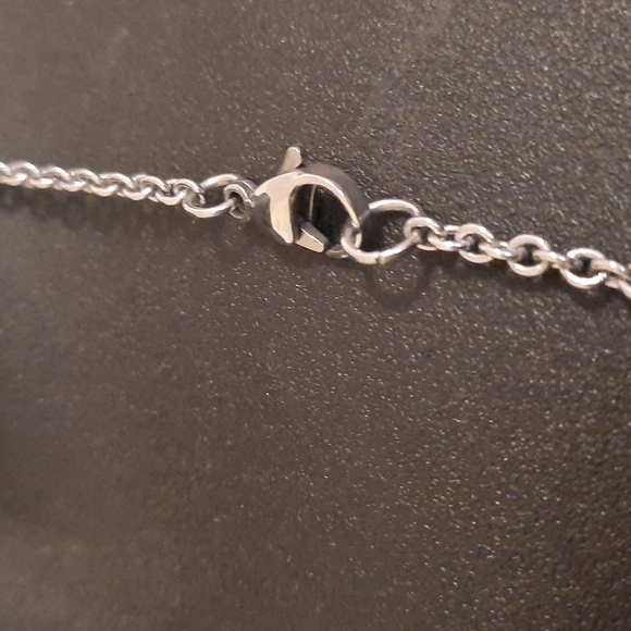 Simple Love, Cross, Tear Drop Crystal  Necklace PEEK - Picture 5 of 5